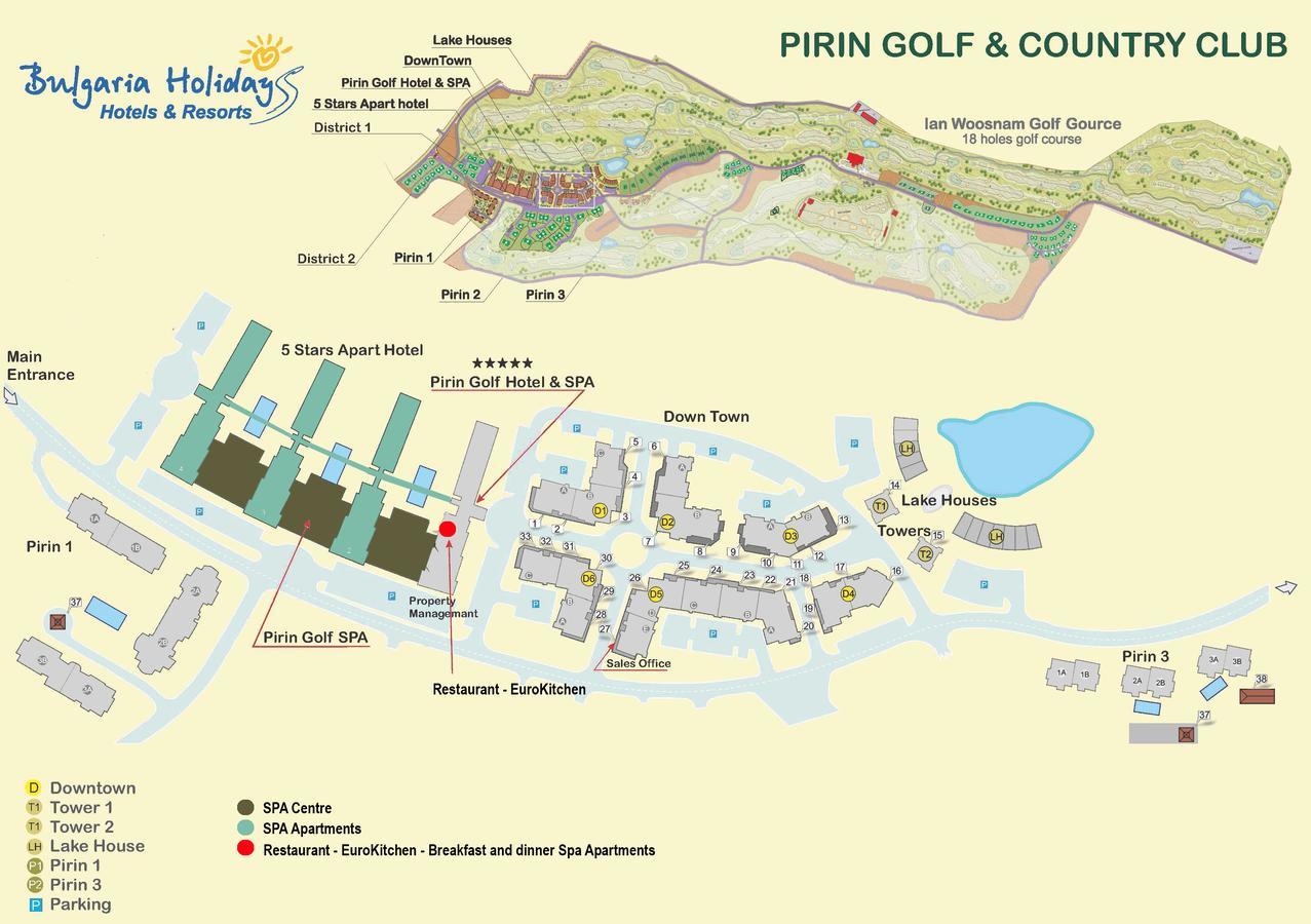 Pirin Golf & Country Club Apartment Complex Bansko Zimmer foto